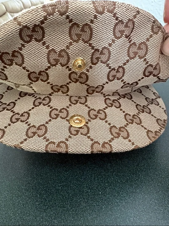 Gucci Beige and Brown GG Canvas Driving Cap - Picture 3 of 6